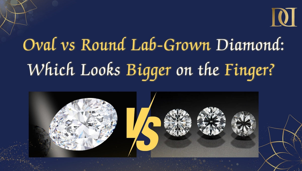 Oval vs Round Lab Grown Diamond