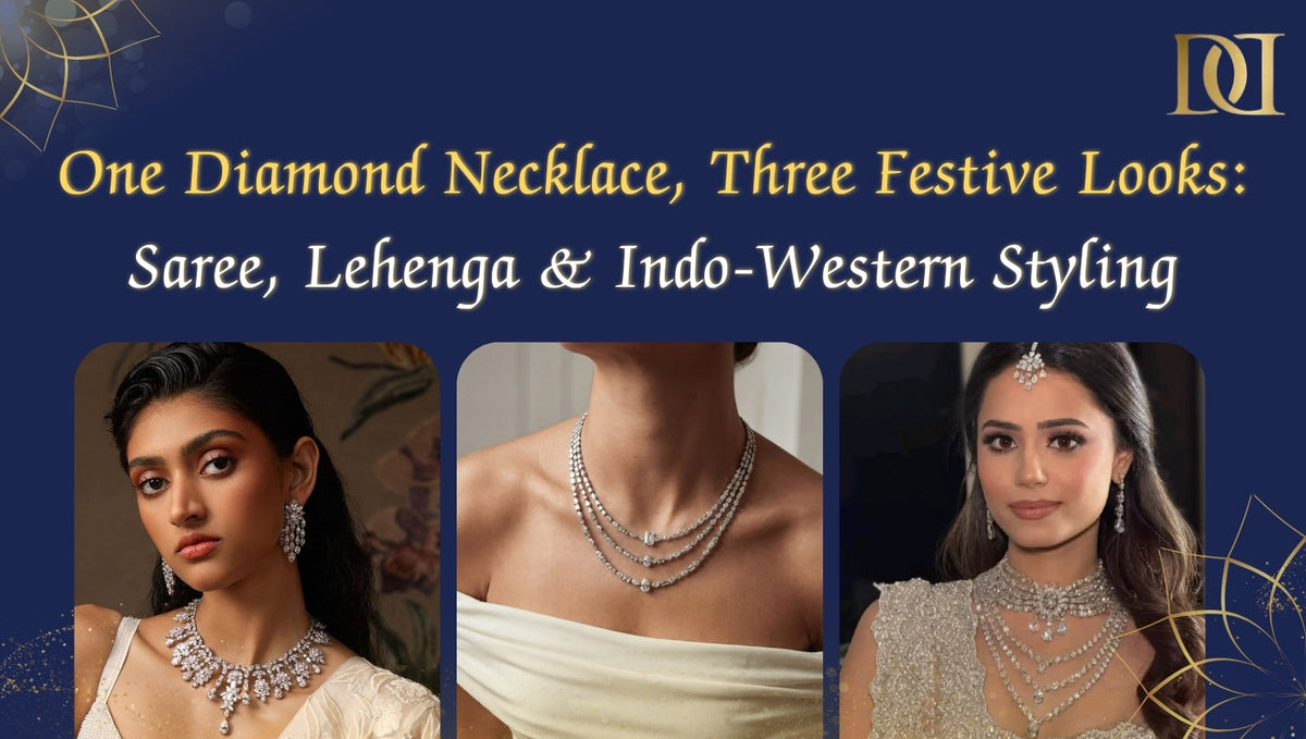 diamond necklace styling