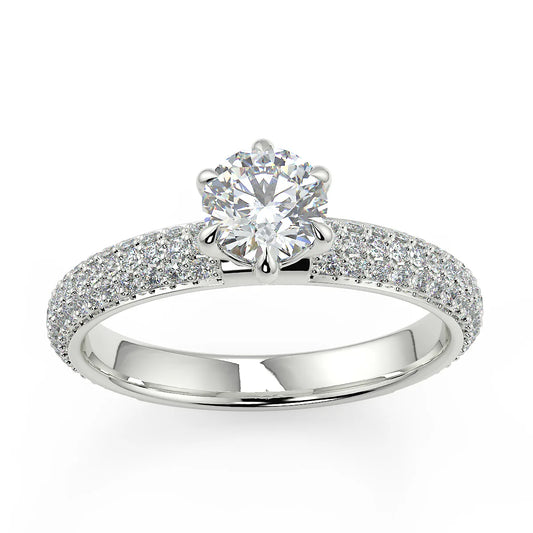 Sparkling Promise F VS1 Lab Grown Diamond Engagement Ring