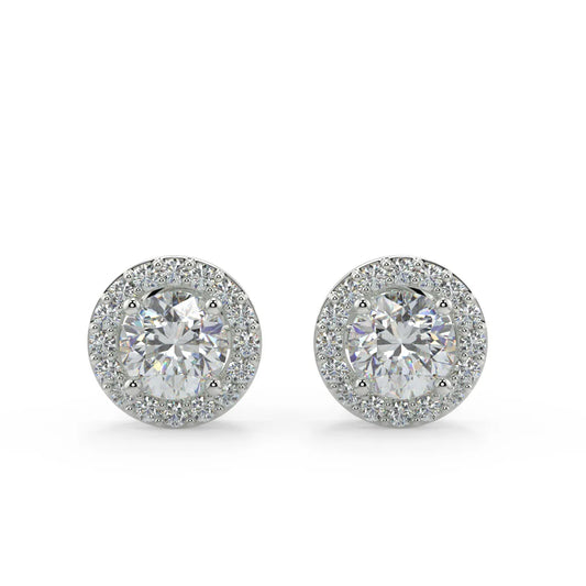 Trilogy Brilliance Lab Grown Diamond Stud Earrings