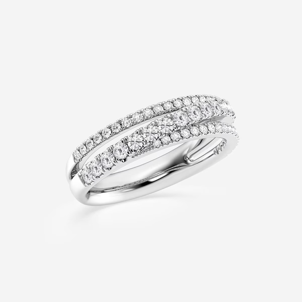 Twila Petite Stackable Diamond Band Ring