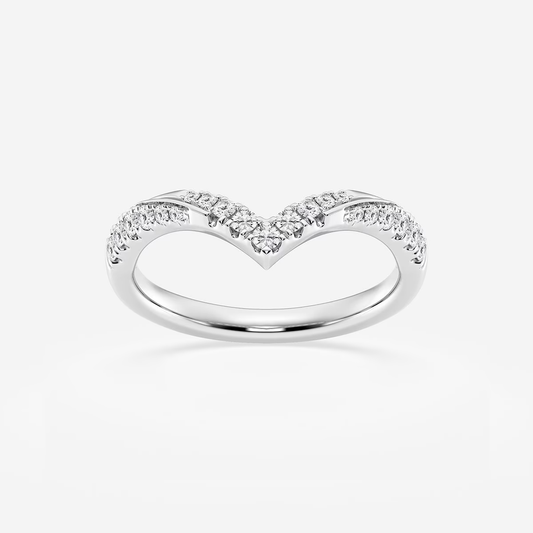 Veloura – Micro-Pavé Stackable Diamond Ring