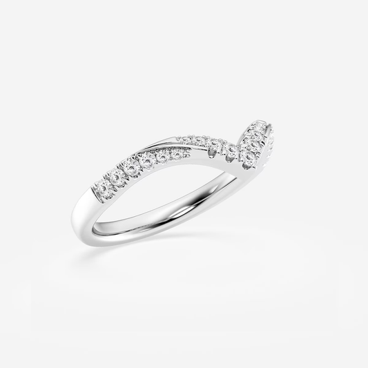 Veloura – Micro-Pavé Stackable Diamond Ring