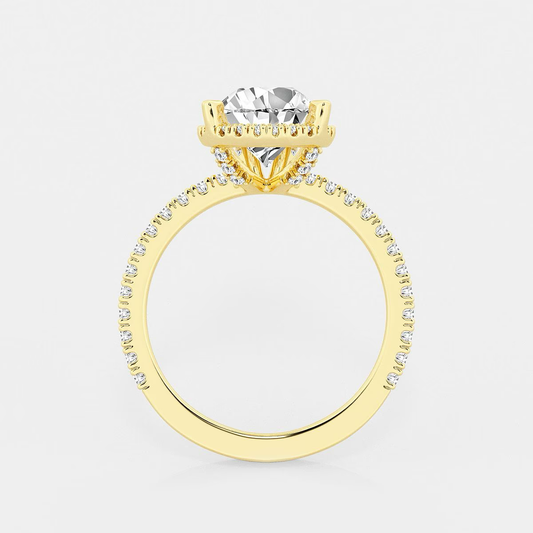 TrueNorth Pear Diamond Solitaire in Yellow Gold