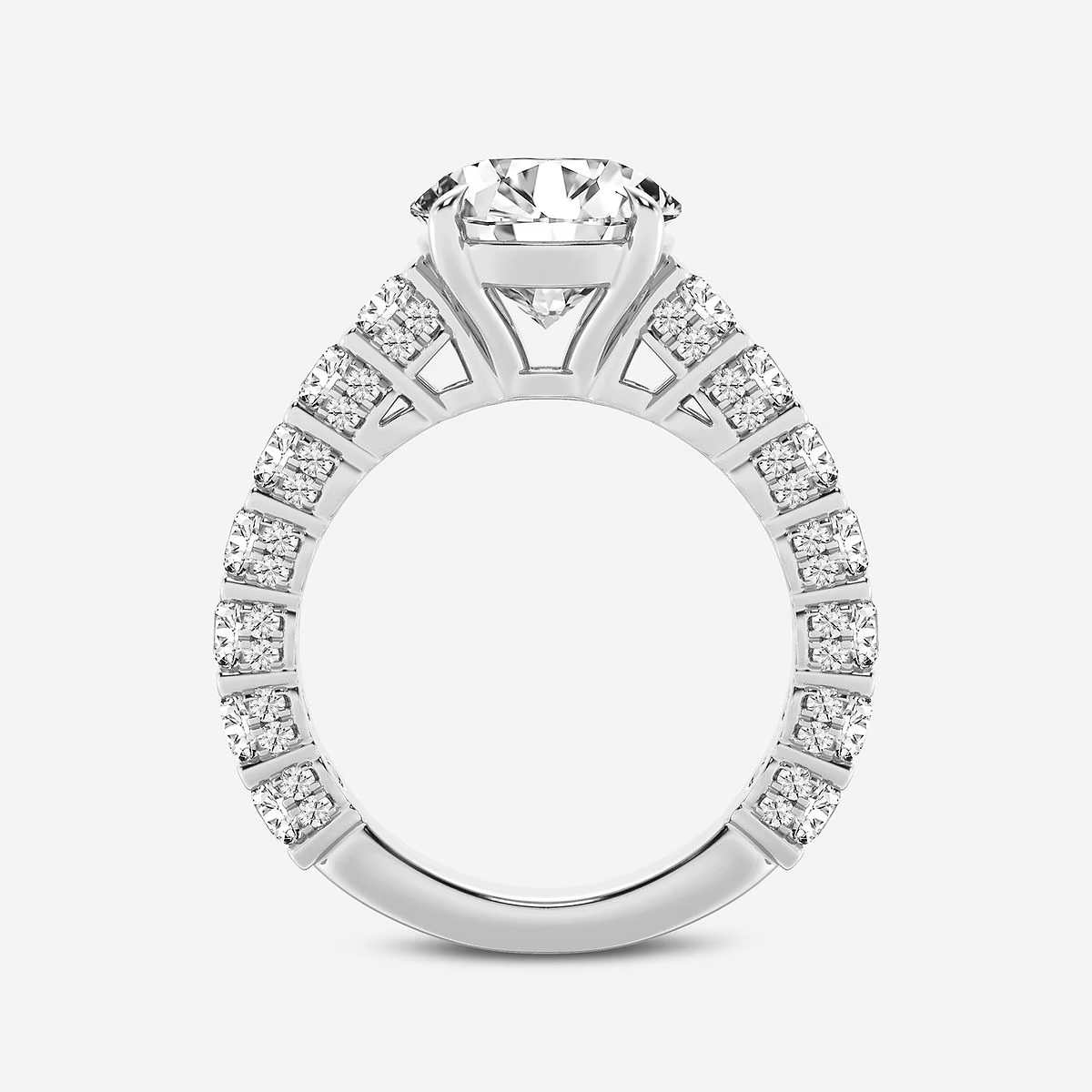 Nova Soul Lab-Grown Round Solitaire Engagement Ring