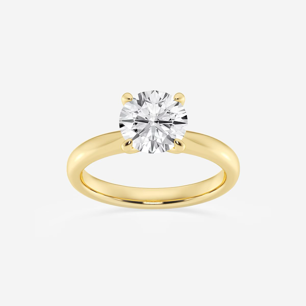 Eternal Grace Classic Round Diamond Solitaire Ring