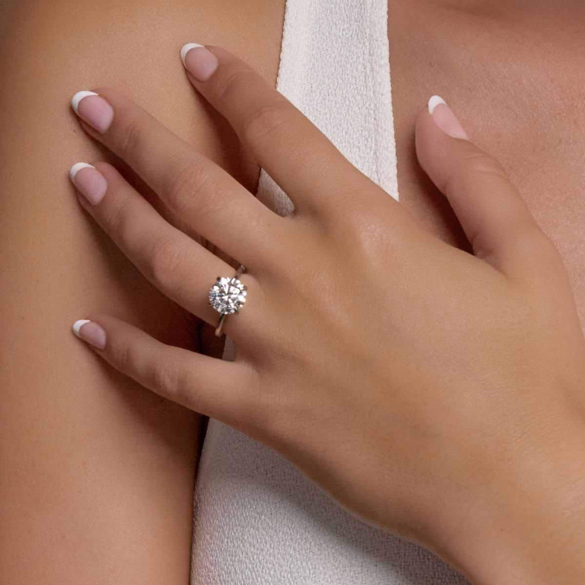Eternal Grace Classic Round Diamond Solitaire Ring