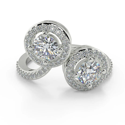 Twin Flame 2.3 Carat Lab Grown Diamond Engagement Ring