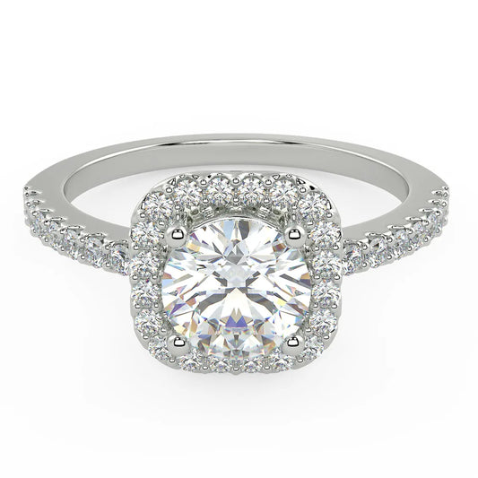 The Modern Promise Lab Grown Diamond Halo Solitaire