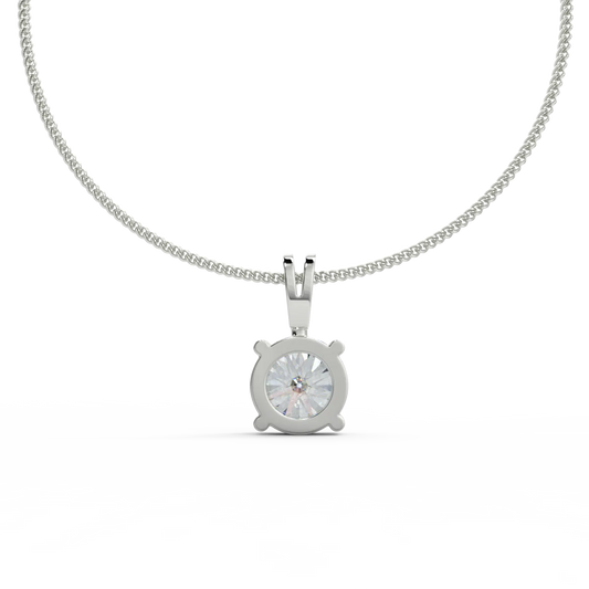 Contemporary Luxe F VVS2 Lab Grown Diamond Pendant