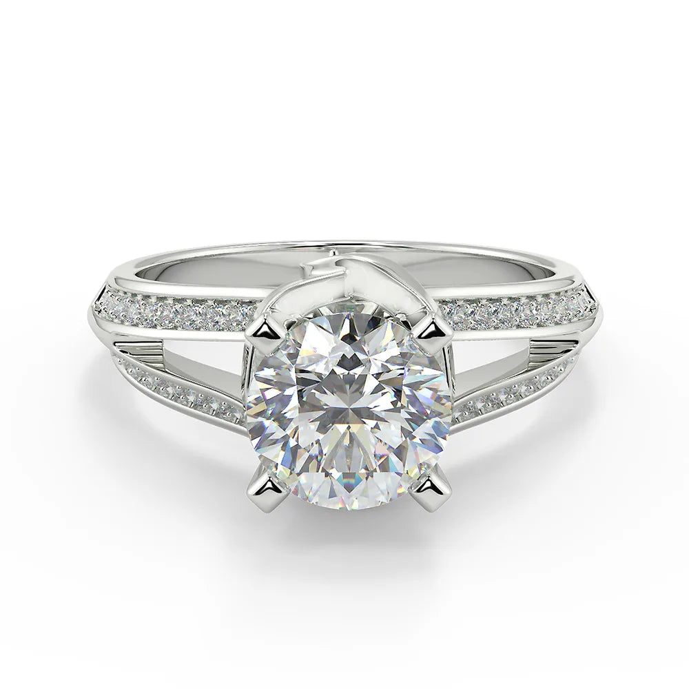 The Architectural Sparkle Lab Grown Diamond Engagement Ring