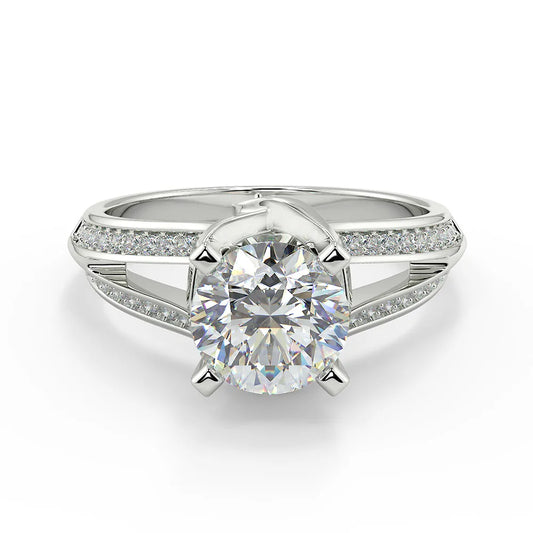 The Architectural Sparkle Lab Grown Diamond Engagement Ring