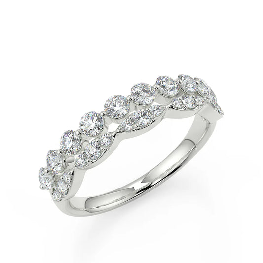 Graceful Duet E VS1 Lab Grown Diamond Band