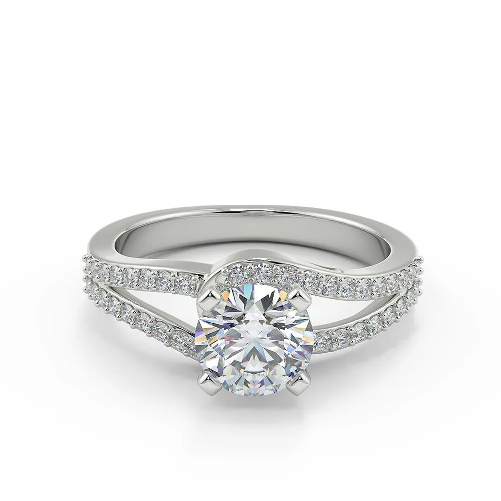 Eternal Embrace Lab Grown Diamond Engagement Ring