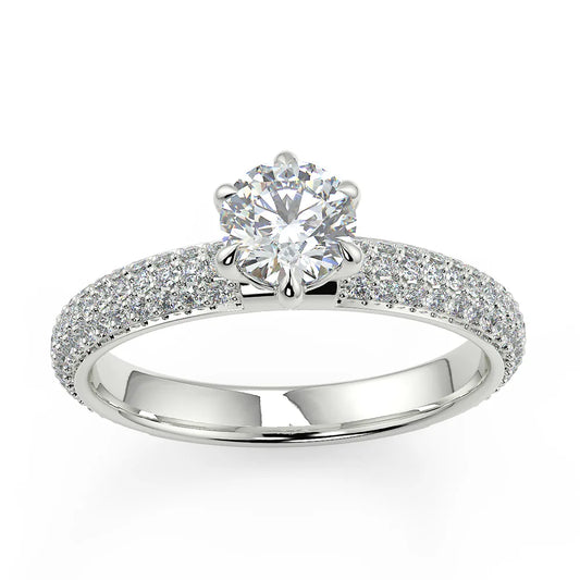 Sparkling Promise F VS1 Lab Grown Diamond Engagement Ring