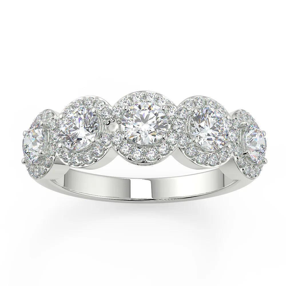 Glamorous Halo G VS1 Lab Grown Diamond Band