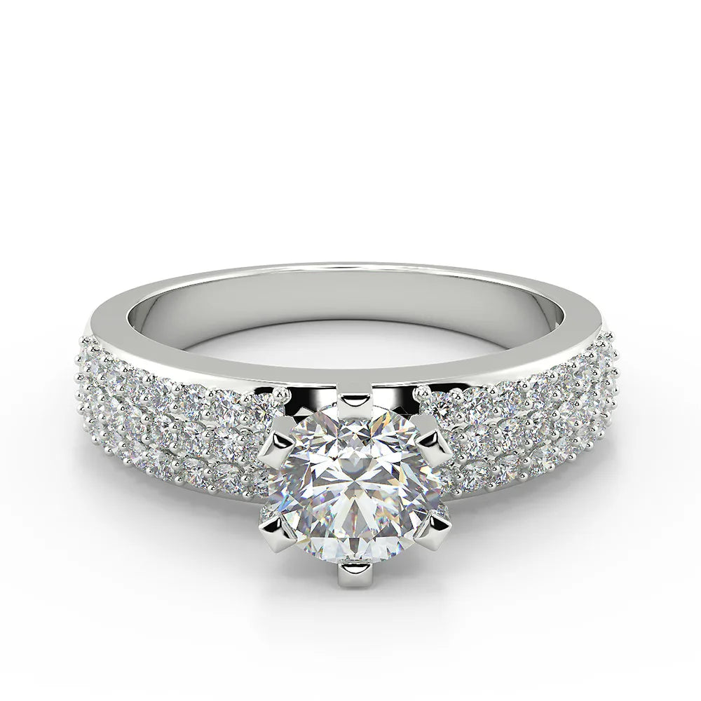 Ultimate Brilliance F VVS2 Lab Grown Diamond Engagement Ring