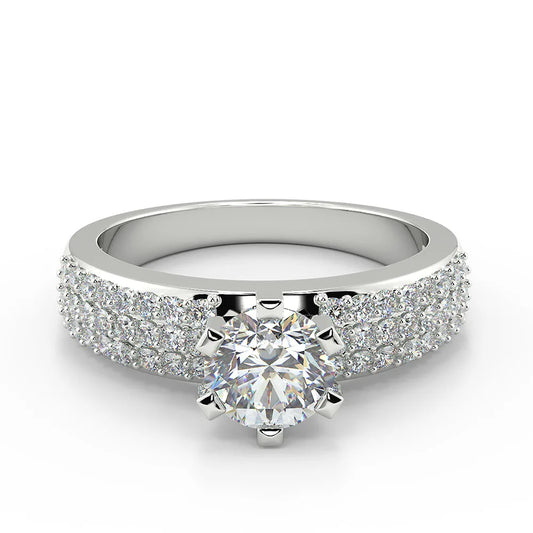 Ultimate Brilliance F VVS2 Lab Grown Diamond Engagement Ring