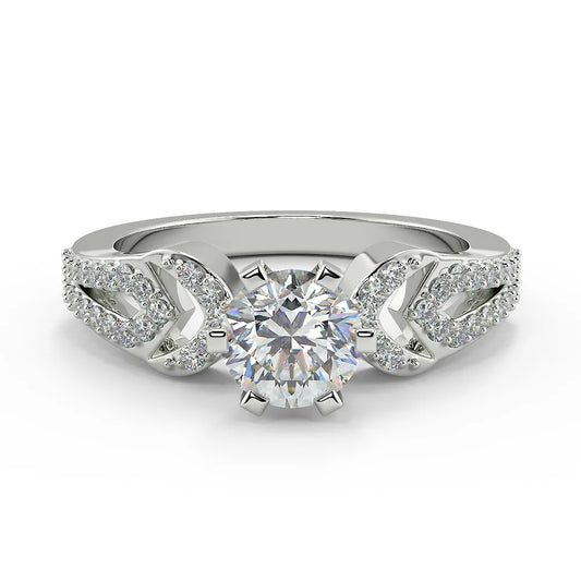 The Intertwined Sparkle Lab Grown Diamond Engagement Ring