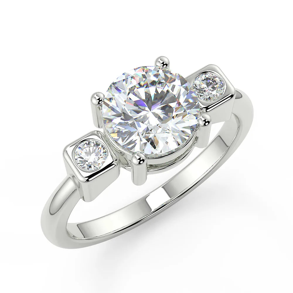 The Journey's Embrace" Lab Grown Diamond Engagement Ring