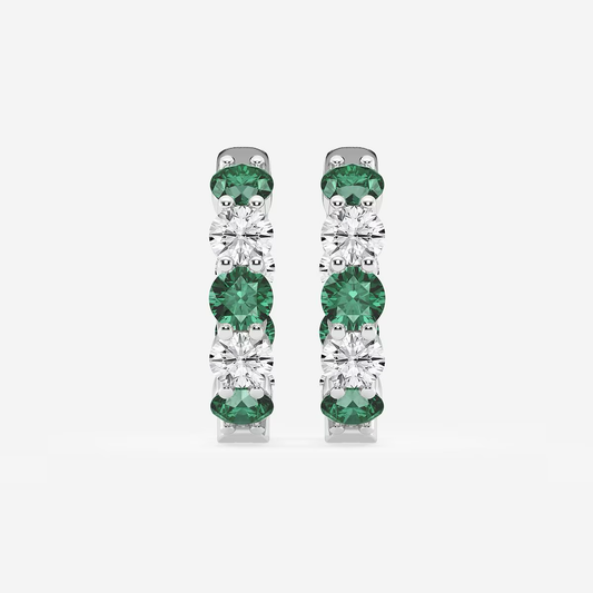 Veloura-Hoops-Round-Diamond-Hoop-Earrings-with-Emeralds
