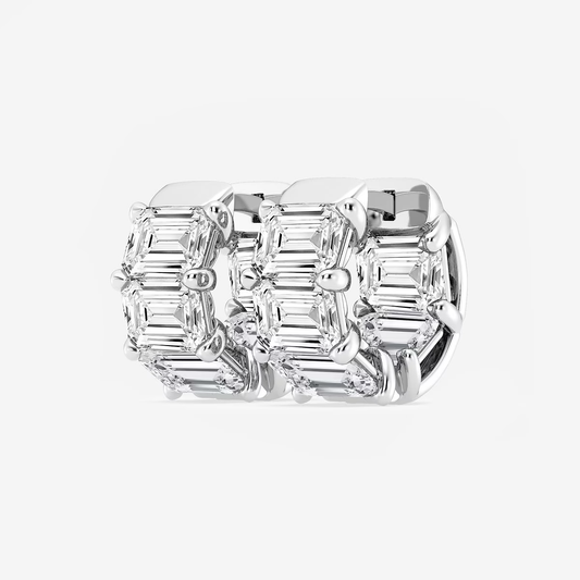 Radiara-Hoops-Wide-Hoops-with-Emerald-Cut-Diamonds