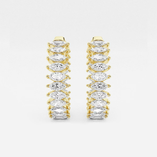 Twilight-Band-Statement-Marquise-Diamond-Hoop-Earrings