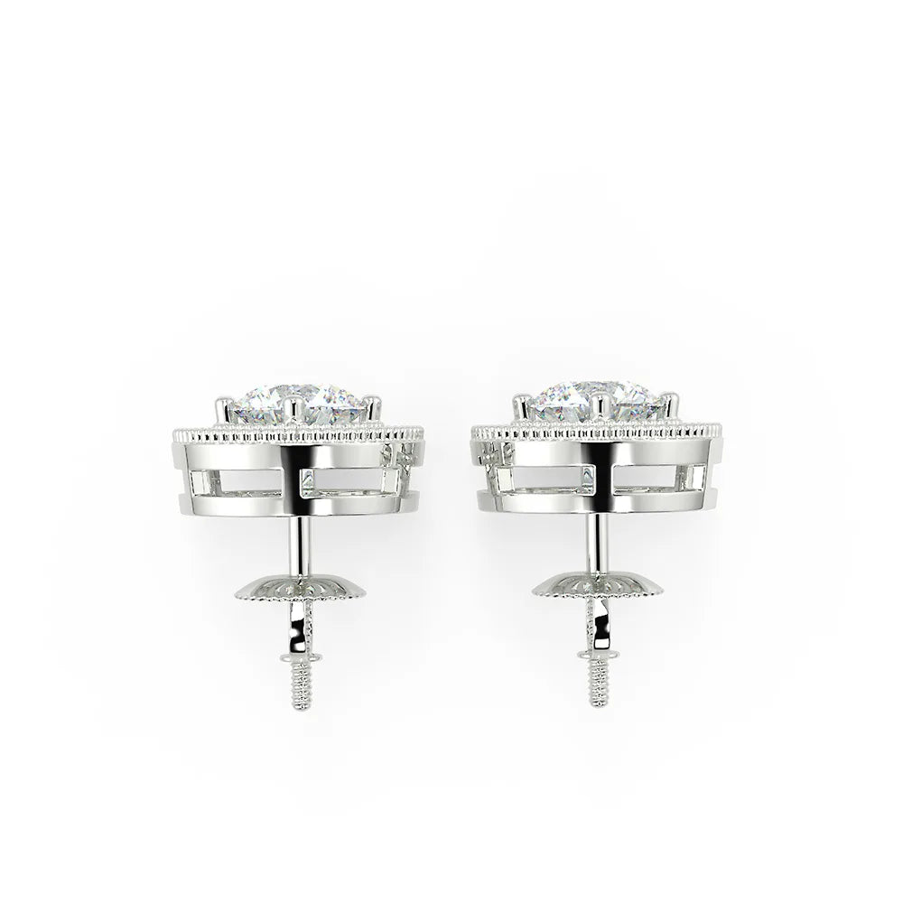 Trilogy Brilliance Lab Grown Diamond Stud Earrings