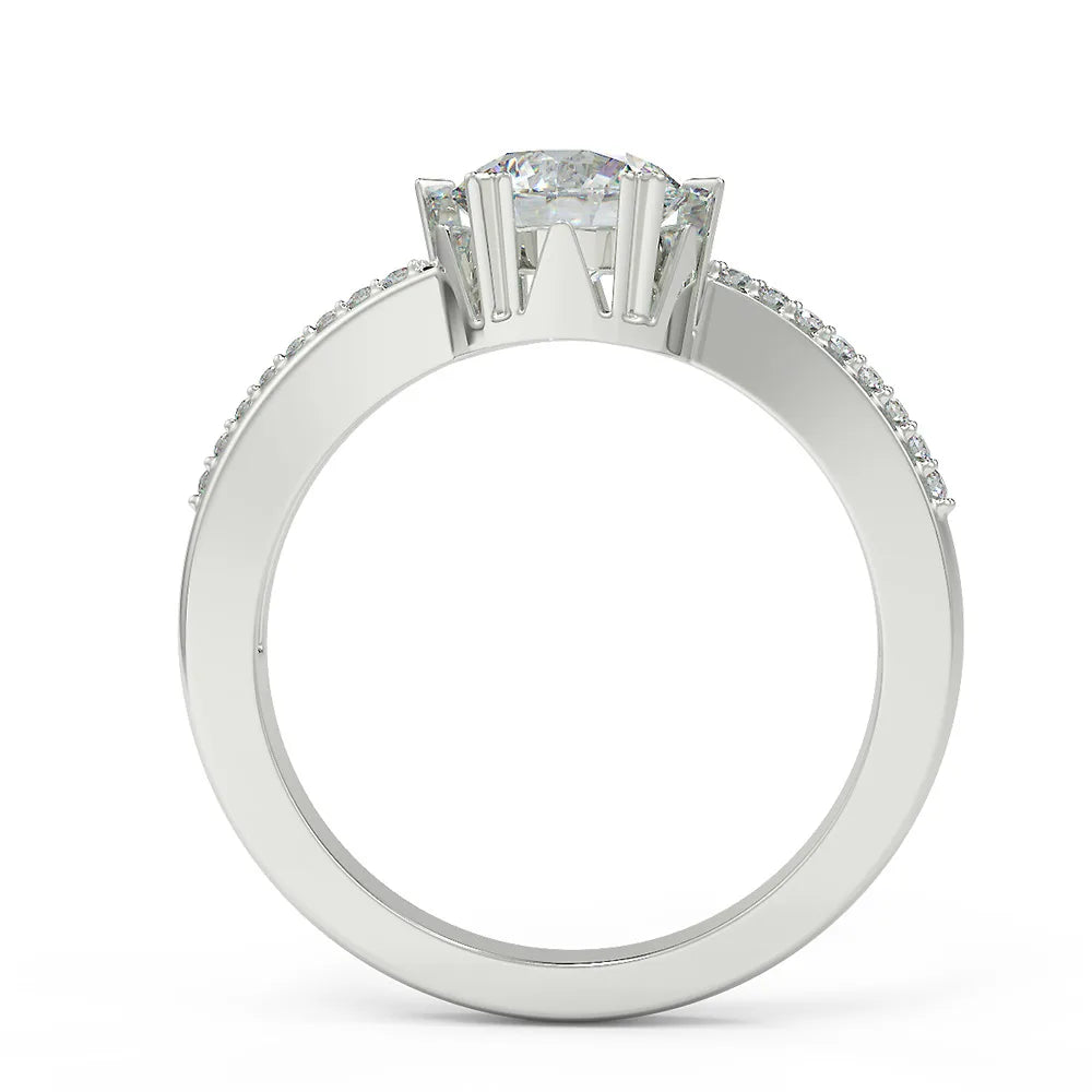 Brilliant Forever F VS1 Lab Grown Diamond Engagement Ring
