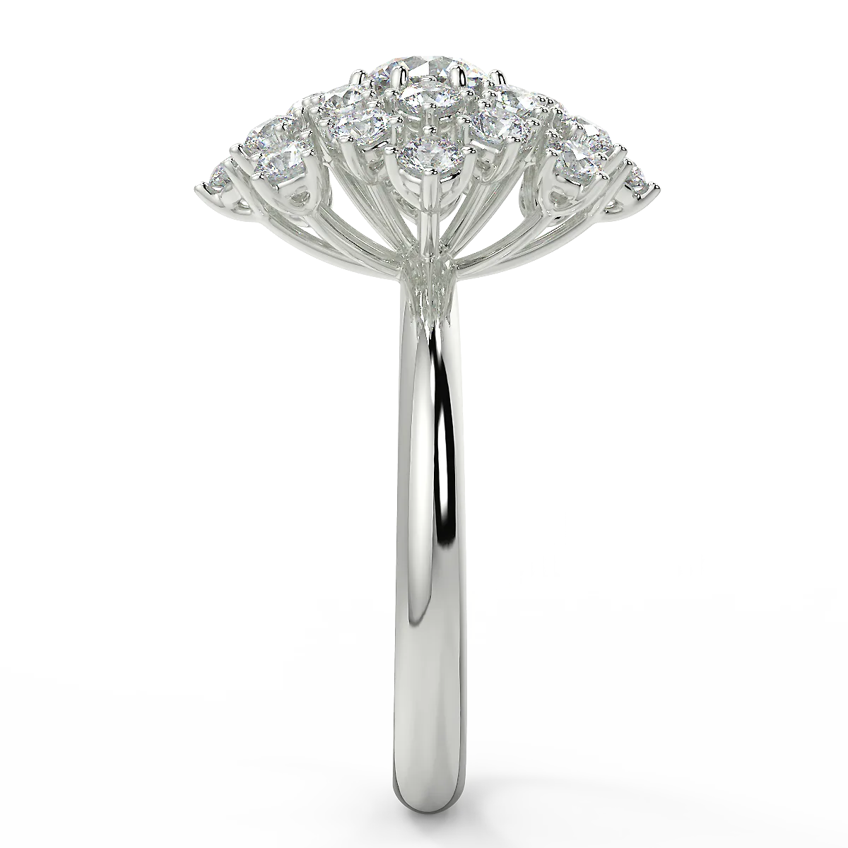 Grand Radiance G VS1 Lab Grown Diamond Engagement Ring