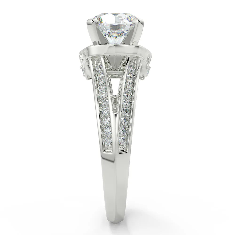 The Architectural Sparkle Lab Grown Diamond Engagement Ring