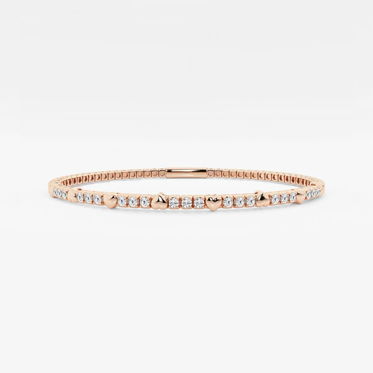 Orabella-Solid-Rose-Gold-Diamond-Bangle
