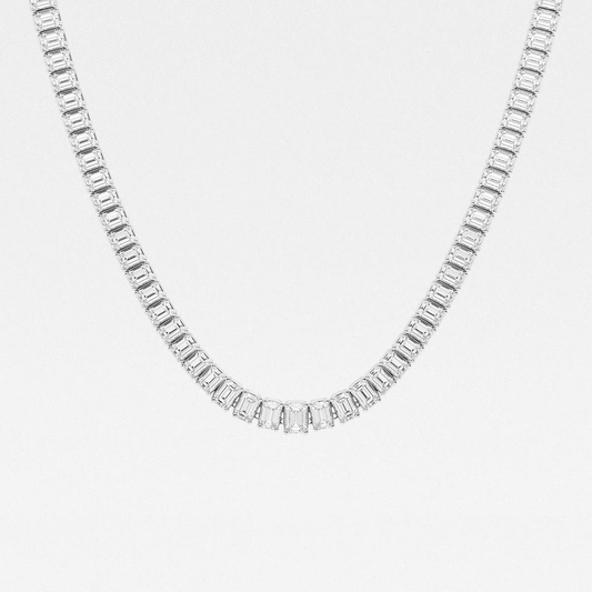Stellar-Flow-Emerald-Cut-Diamond-Tennis-Necklace
