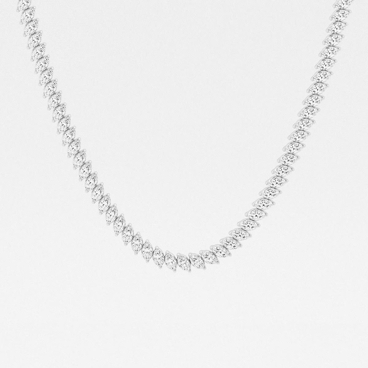 Twilight-Gleam-Marquise-Diamond-Tennis-Necklace