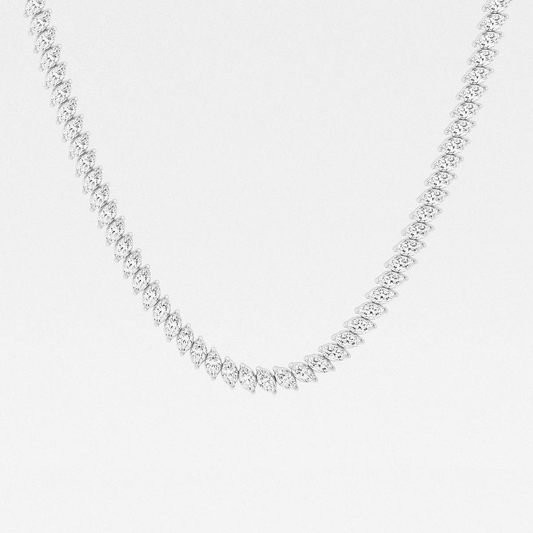Twilight-Gleam-Marquise-Diamond-Tennis-Necklace