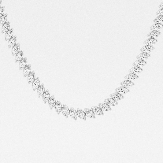 Twilight-Gleam-Marquise-Diamond-Tennis-Necklace