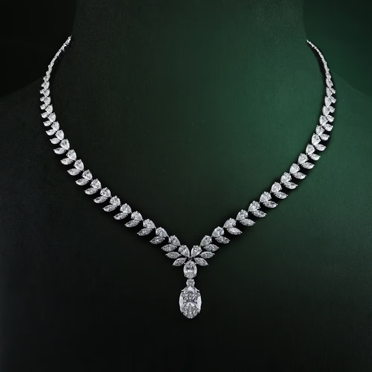 Radiant-Thorne-Statement-Necklace-with-Pear-Drops