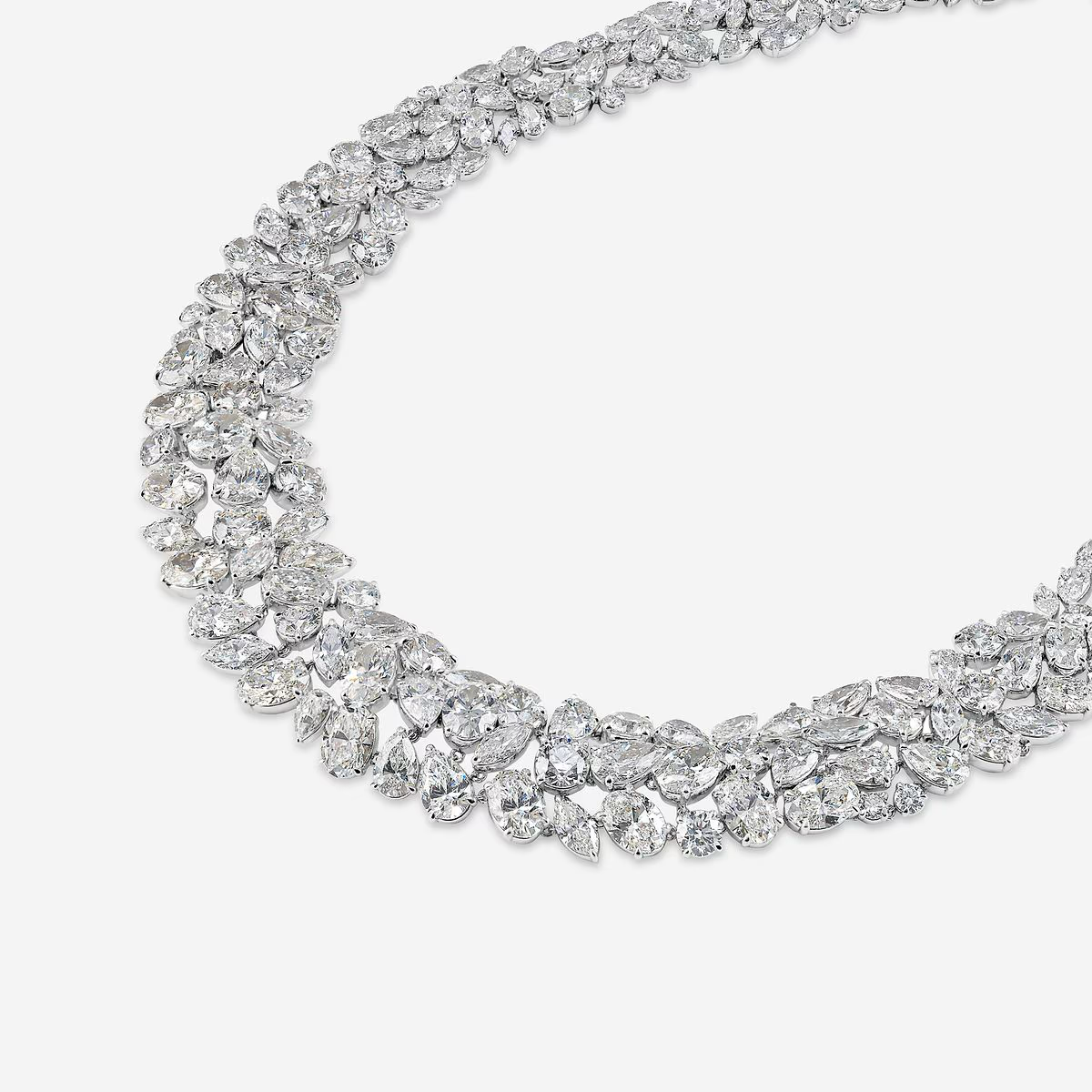 Majeste-Vintage-Diamond-Bib-Necklace-in-White-Gold
