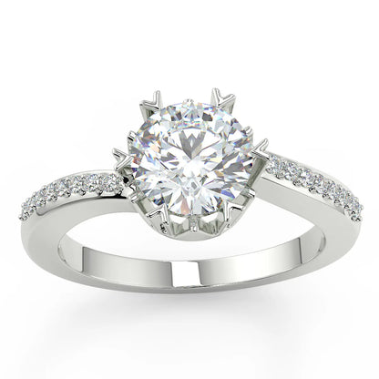 The Journey's Embrace" Lab Grown Diamond Engagement Ring