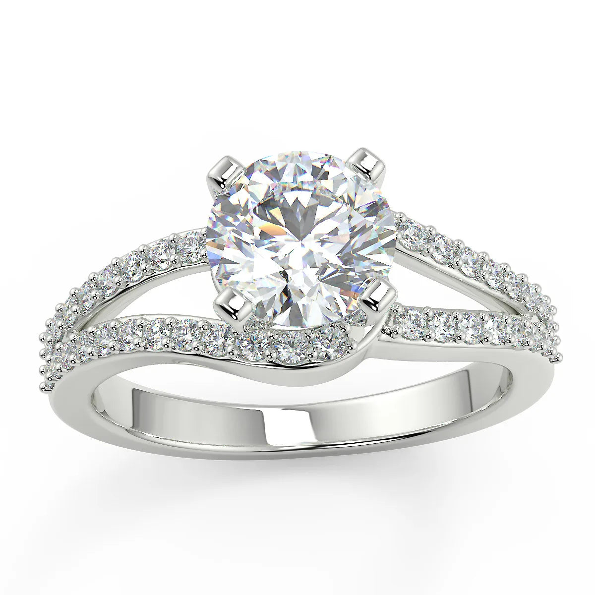 Eternal Embrace Lab Grown Diamond Engagement Ring