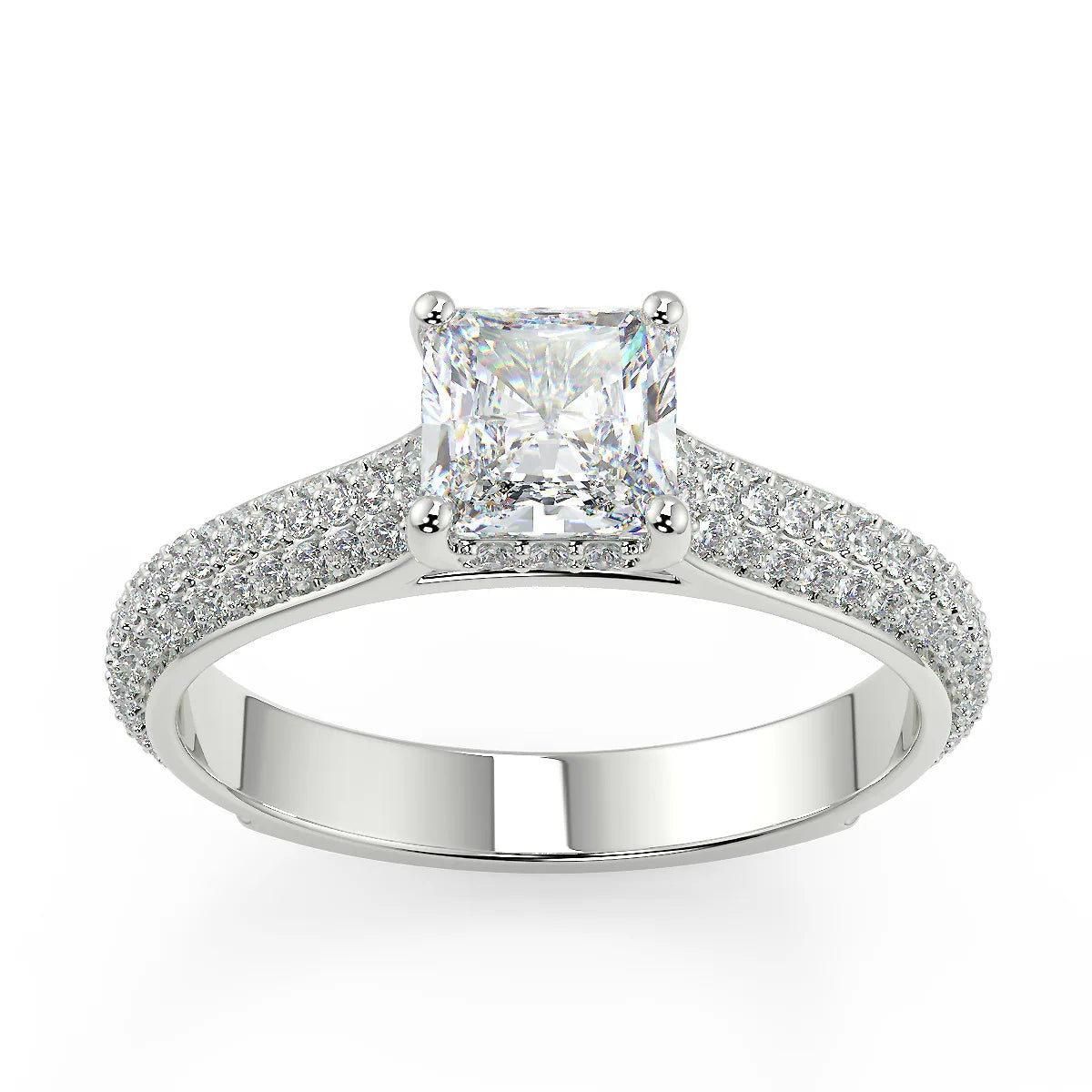 Regal Princess F VS1 Lab Grown Diamond Engagement Ring
