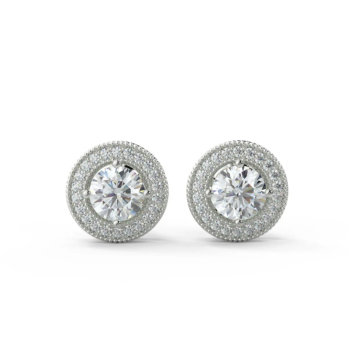 Trilogy Brilliance Lab Grown Diamond Stud Earrings