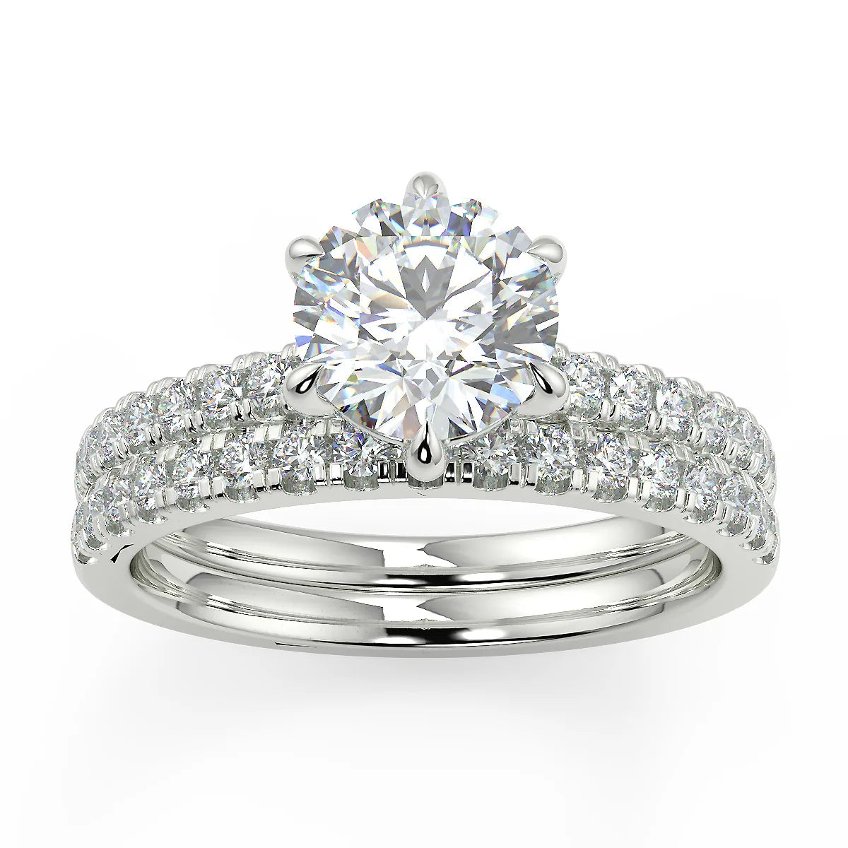 Eternal Union E VS1 Lab Grown Diamond Bridal Set