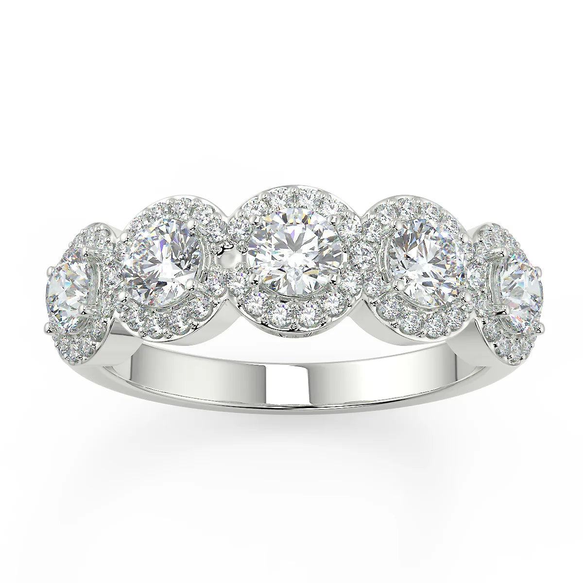 Glamorous Halo G VS1 Lab Grown Diamond Band