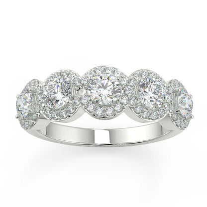 Glamorous Halo G VS1 Lab Grown Diamond Band
