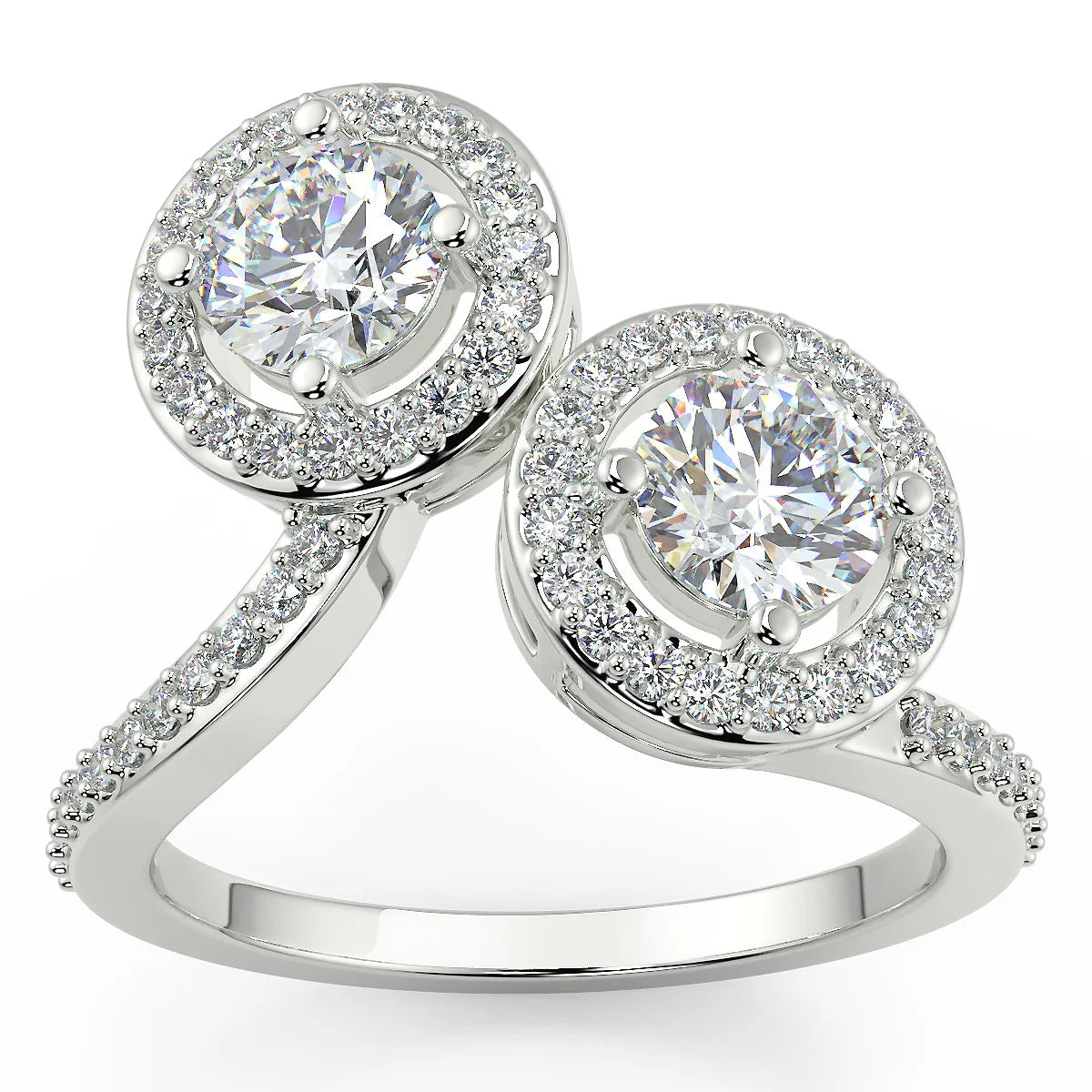 Twin Flame 2.3 Carat Lab Grown Diamond Engagement Ring