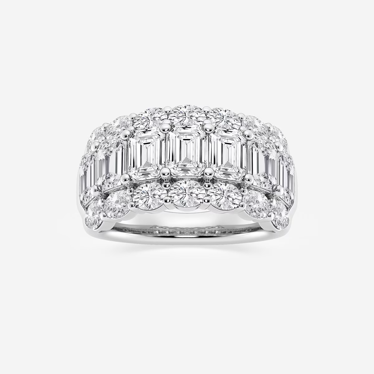 Radiara - Diamond Accent Anniversary Band Ring