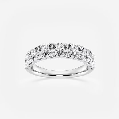 Viva Bond Half-Eternity Diamond Wedding Band