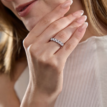 Viva Bond Half-Eternity Diamond Wedding Band