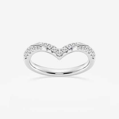 Veloura – Micro-Pavé Stackable Diamond Ring